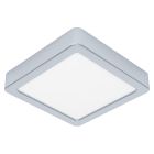 Műanyag fürdőszoba mennyezeti lámpa króm, Geraldo, 11 W, 3000 K LED, IP44