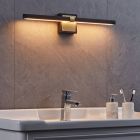 Retro műanyag fürdőszoba fali lámpa sárgaréz, Natasha, 11 W, 3000 K LED, IP44
