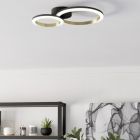 Design műanyag mennyezeti lámpa sárgaréz, Conrad, 12 W, 4000 K LED, 3 fokozatban szabályozható