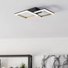 Design műanyag mennyezeti lámpa sárgaréz, Conrad, 18,4 W, 4000 K LED, 3 fokozatban szabályozható