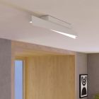 Design műanyag okos mennyezeti lámpa fehér, Birkan, 13,5 W, RGBW LED, távirányítóval