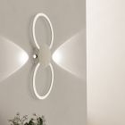 Design alumínium fali lámpa barna, Vixa, 20 W, 3000 K LED