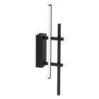 Design alumínium fali lámpa fekete, Thera, 12 W, 3000 K LED