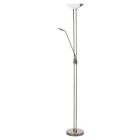 Design üveg álló olvasólámpa bronz, Brava, 20 W, 3000 K LED, kapcsolóval
