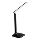 Design műanyag íróasztal lámpa fekete, Ayman, 3 W, melegtől hidegig állítható fehér LED, kosketushimmentimellä