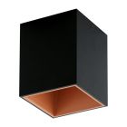 Retro alumínium plafon lámpa réz, Dahne, 3 W, 3000 K LED