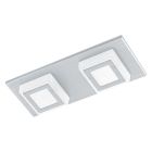 Retro műanyag plafon lámpa ezüst, Elsien, 3 W, 3000 K LED