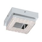 Retro műanyag fali lámpa króm, Arjo, 4 W, 3000 K LED