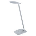 Retro műanyag íróasztal lámpa ezüst, Arslan, 5 W, 4000 K LED, kosketushimmentimellä
