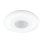 Retro műanyag mennyezeti lámpa fehér, Carmela, 24 W, 3000 K LED