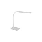 Retro műanyag íróasztal lámpa fehér, Brennan, 5 W, 4000 K LED, kosketushimmentimellä
