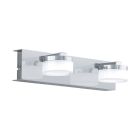Retro műanyag fali lámpa króm, Busra, 7 W, 3000 K LED, IP44