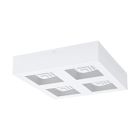 Retro acél plafon lámpa fehér, Olger, 6 W, 3000 K LED