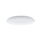 Acél plafon lámpa fehér, Patryk, 40 W, melegtől hidegig állítható fehér LED