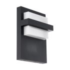 Retro alumínium kültéri lámpa antracit, Nicol, 10 W, 3000 K LED, IP44