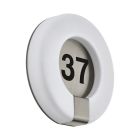 Műanyag házszám világítás fehér, Evin, 15 W, melegtől hidegig állítható fehér LED, IP44, távirányítóval