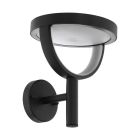 Retro alumínium kültéri lámpa fekete, Funs, 15 W, melegtől hidegig állítható fehér LED, IP44