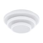 Retro acél plafon lámpa fehér, Nieck, 5 W, 3000 K LED