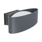Retro alumínium kültéri lámpa antracit, Kawita, 10 W, 3000 K LED, IP44