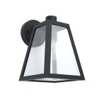 Retro alumínium kültéri lámpa fekete, Laurens, IP44