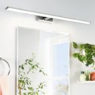 Műanyag tükör világítás króm, Nancy, 13,5 W, 4000 K LED, IP44
