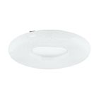 Acél plafon lámpa fehér, Ziya, 24 W, melegtől hidegig állítható fehér LED