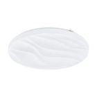 Acél plafon lámpa fehér, Aniel, 17 W, 3000 K LED