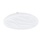 Acél plafon lámpa fehér, Aniel, 22 W, 3000 K LED