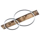 Vintage fa plafon lámpa fekete, Annebel, 12 W, 3000 K LED