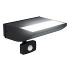 Retro alumínium mozgásérzékelős kültéri fali lámpa fekete, Samuel, 10,5 W, 3000 K LED, IP44