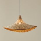 Rattan függőlámpa barna, Jettie