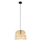Rattan függőlámpa barna, Sicco