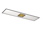 Retro alumínium mennyezeti lámpa fekete, Vinesh, 35 W, RGBW LED, 3 fokozatban szabályozható