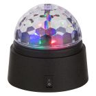 Többszínű diszkó világítás műanyag, Laurin, 0,6W, RGB LED, kapcsolóval