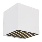 Retro alumínium fel le fali lámpa fehér, Moesha, 6 W, 3000 K LED, IP54
