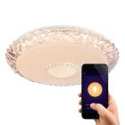 Retro fém okos mennyezeti lámpa fehér, Taylan, 40 W, melegtől hidegig állítható fehér LED