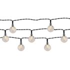 Napelemes kerti világítás, 30 LED, meleg fehér