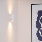 Fehér alumínium fel le fali lámpa, Bondi