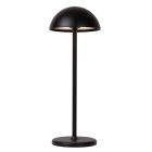 Fekete alumínium kültéri asztali lámpa, Joy, 1,5 W, 3000 K LED, IP54, kosketushimmentimellä