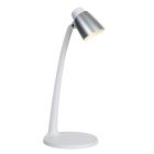 Fehér műanyag íróasztal lámpa, Ludo, 4,5 W, 3000 K LED, kapcsolóval