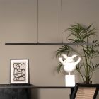 Fekete alumínium függőlámpa, Sigma, 36 W, 2700 K LED