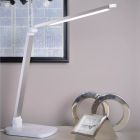 Fehér fém íróasztal lámpa, Vario, 8 W, 2700 K LED