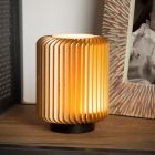 Arany alumínium asztali lámpa, Turbin, 5 W, 3000 K LED, kapcsolóval