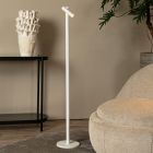 Fehér alumínium újratölthető állólámpa, Antrim, 2,2 W, 2700 K LED, IP54, kosketushimmentimellä