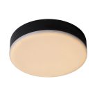 Fekete alumínium plafon lámpa, Ceres, 30 W, 3000 K LED, IP44