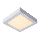 Fehér alumínium plafon lámpa, Brice, 22 W, 3000 K LED, IP44