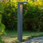 Antracit alumínium kültéri álló lámpa, Texas, 6 W, 3000 K LED, IP54