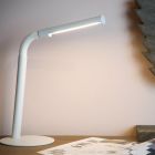 Fehér fém íróasztal lámpa, Gilly, 3 W, 2700 K LED, kapcsolóval