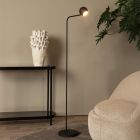 Fekete fém újratölthető állólámpa, Comet, 3 W, 2700 K LED, kosketushimmentimellä