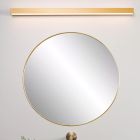 Sárgaréz fém fürdőszoba fali lámpa, Alexa, 13 W, 3000 K LED, IP44